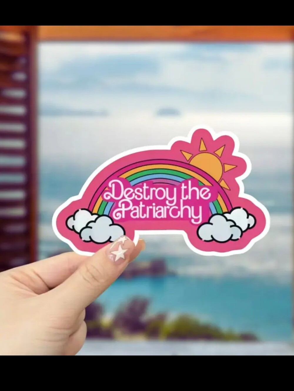 1$ Add On⭐ "Destroy Patriarchy" Vinyl Sticker